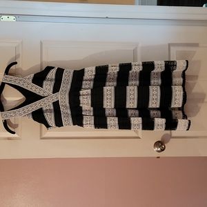 Kate Spade Crochet Black White Dress Size 6 org. $398.00